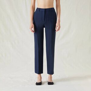 Attersee Straight Leg Trouser No Pockets Midnight Size 8 NEW NWT